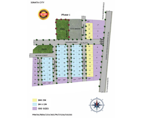 Sonata City Plots in North Bangalore - Svamitva Infra